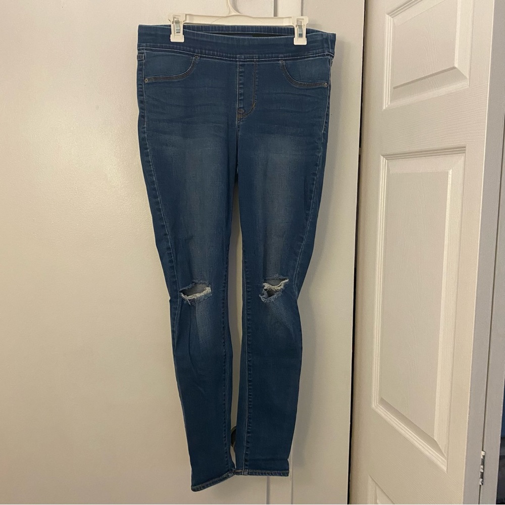 Old Navy Rockstar skinny midrise jeggings, size 12